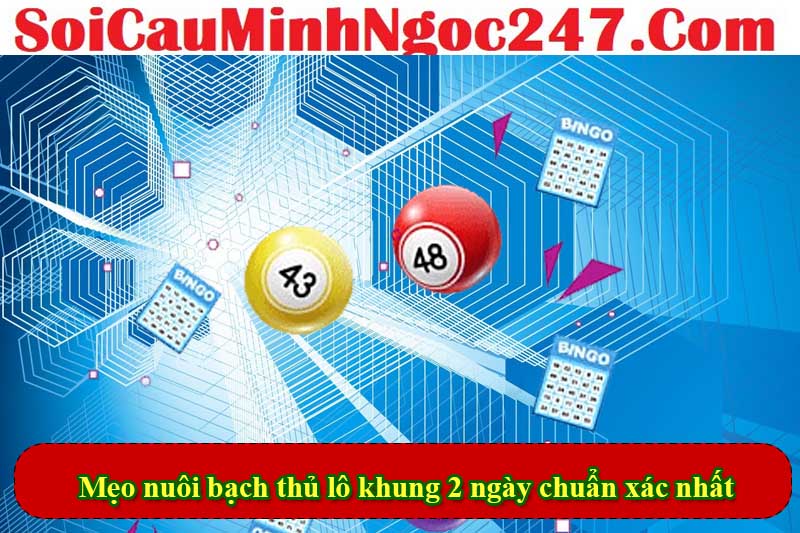 Mẹo nuôi bạch thủ lô khung 2 ngày chuẩn xác nhất