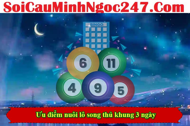 Ưu điểm nuôi lô song thủ khung 3 ngày