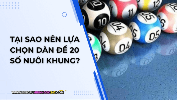Tại sao nên lựa chọn dàn đề 20 số