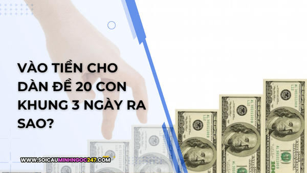 Vào tiền cho dàn đề 20 con