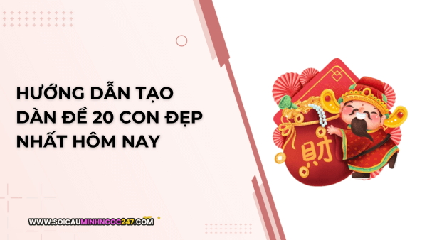Hướng dẫn tạo dàn đề 20 con đẹp nhất hôm nay