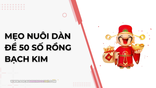 Mẹo nuôi dàn đề 50 số rồng bạch kim