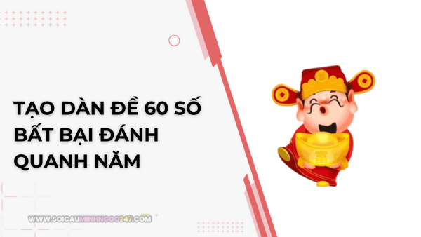 Tạo dàn đề 60 số bất bại đánh quanh năm